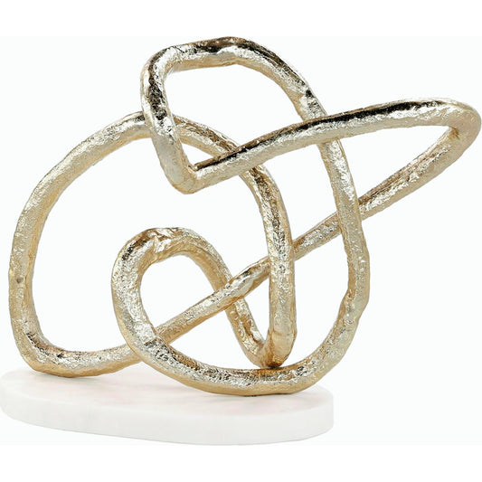 Tangled Sculpture on Marble Base by John-Richard. Made from unique in a modern style.