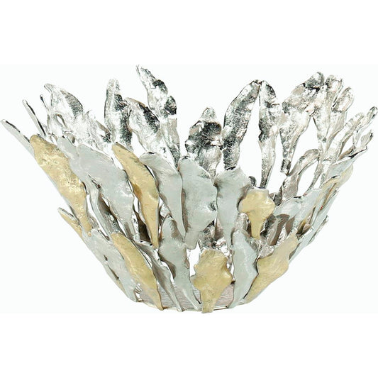 Plume Bowl, Brass & Nickel by John-Richard. Made from unique in a modern style.
