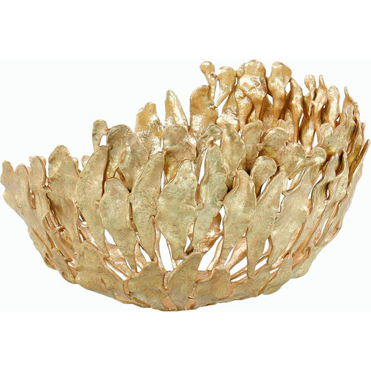 Plume Bowl, Brass by John-Richard. Made from unique in a modern style.