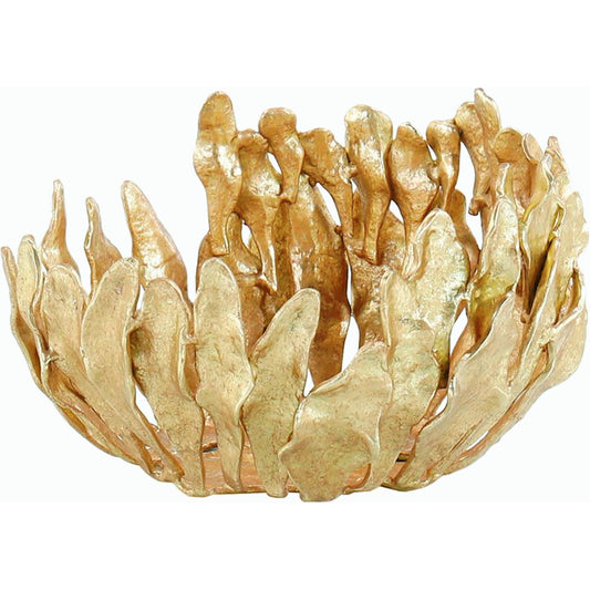 Plume Bowl, Brass by John-Richard. Made from unique in a modern style.
