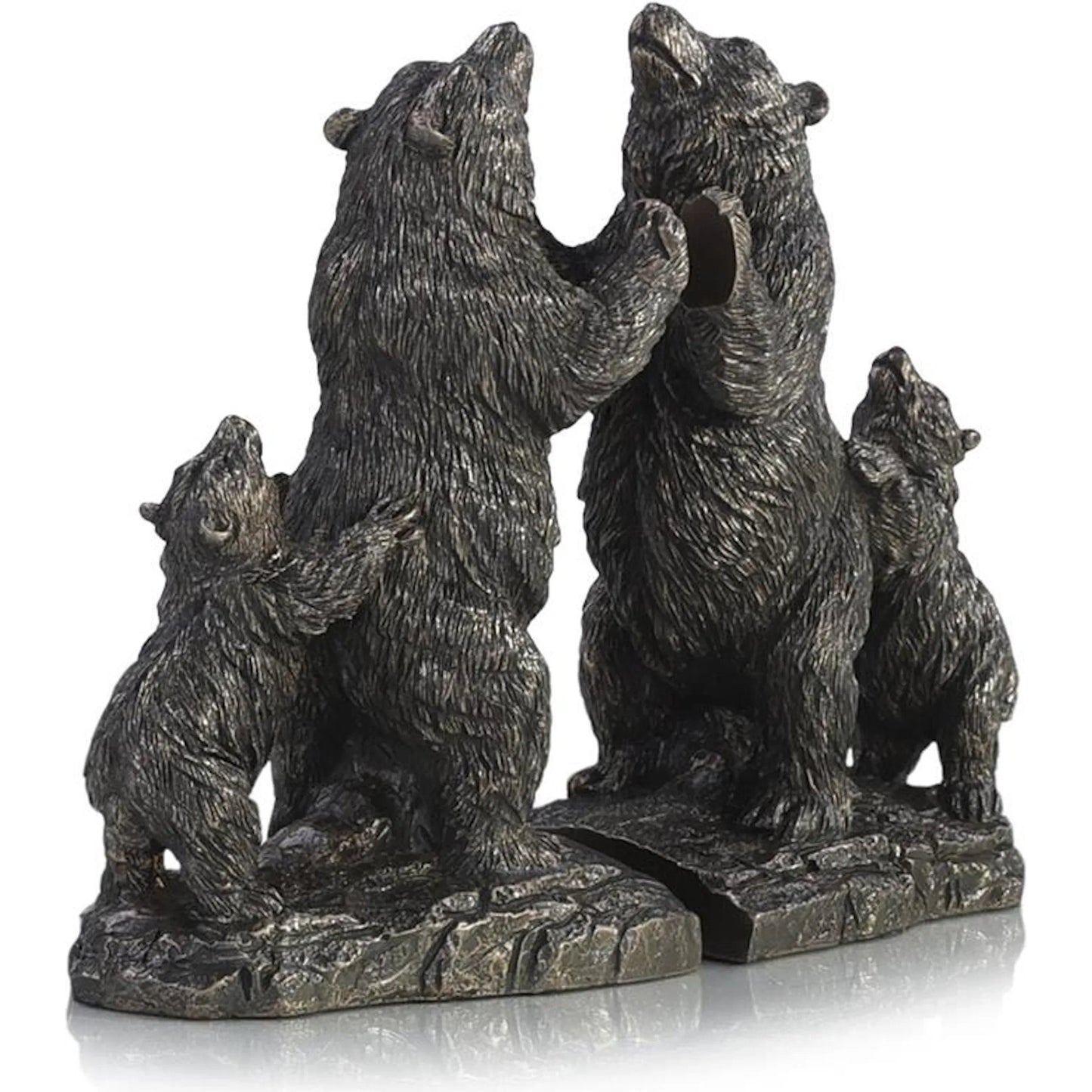 002 SI-2374072 | Additional Silo | Ursine Bookends (Set of 2) by John-Richard in black. Made from unique in a modern style.