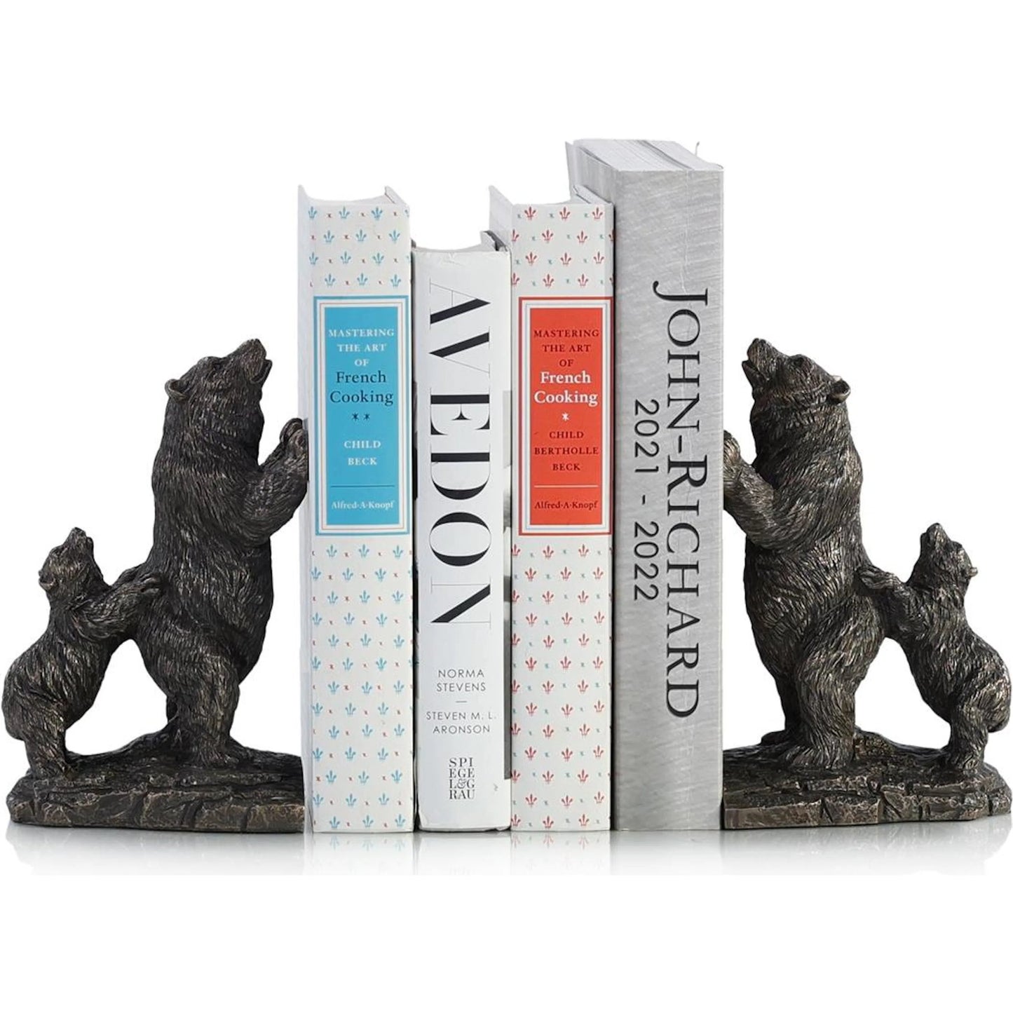 003 SI-2374072 | Lifestyle | Ursine Bookends (Set of 2) by John-Richard in black. Made from unique in a modern style.