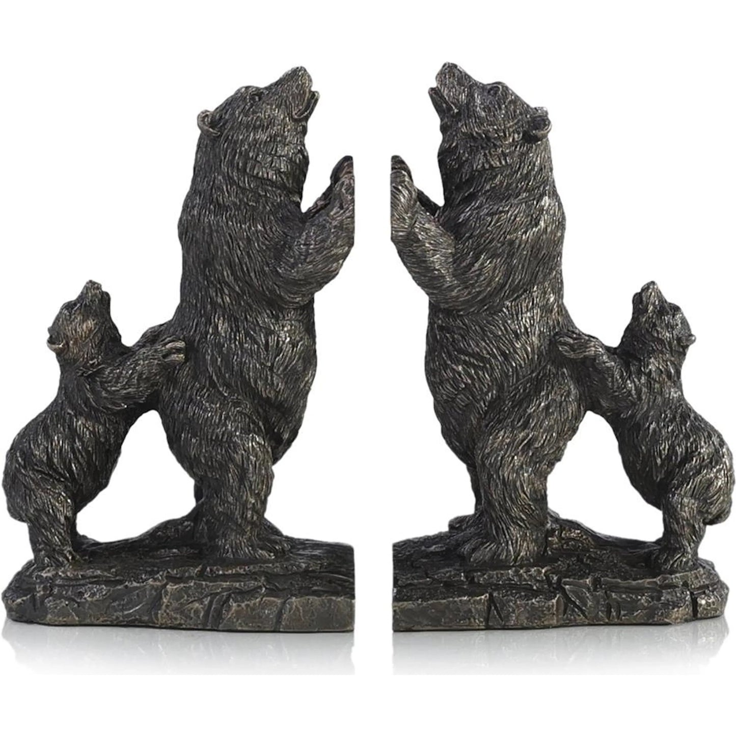 001 SI-2374072 | Primary Silo | Ursine Bookends (Set of 2) by John-Richard in black. Made from unique in a modern style.
