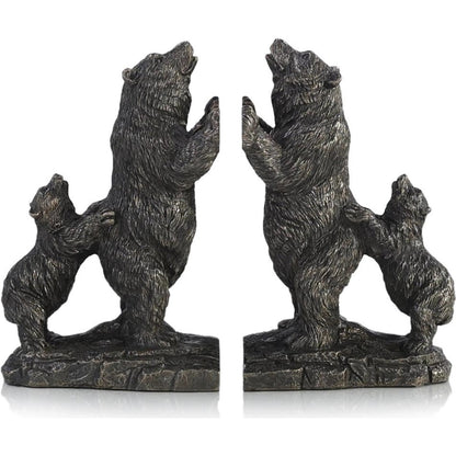 Ursine Bookends (Set of 2) by John-Richard in black. Made from unique in a modern style.