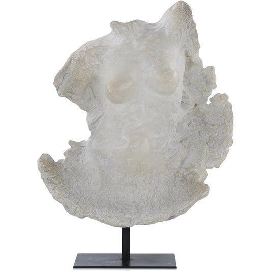 Evolving Torso Sculpture I by John-Richard in white. Made from unique in a unique style.