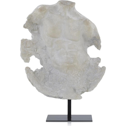 Evolving Torso Sculpture II by John-Richard in white. Made from unique in a unique style.