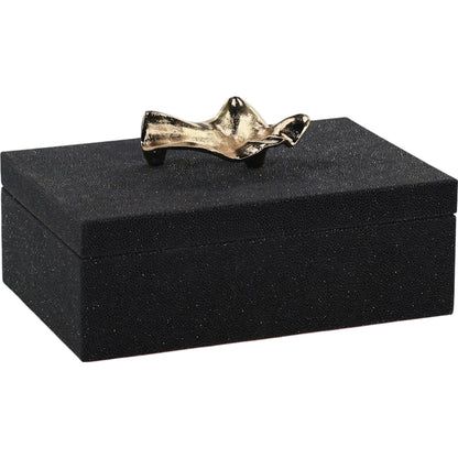 Taylor Box by John-Richard in black, brass. Made from unique in a modern style.