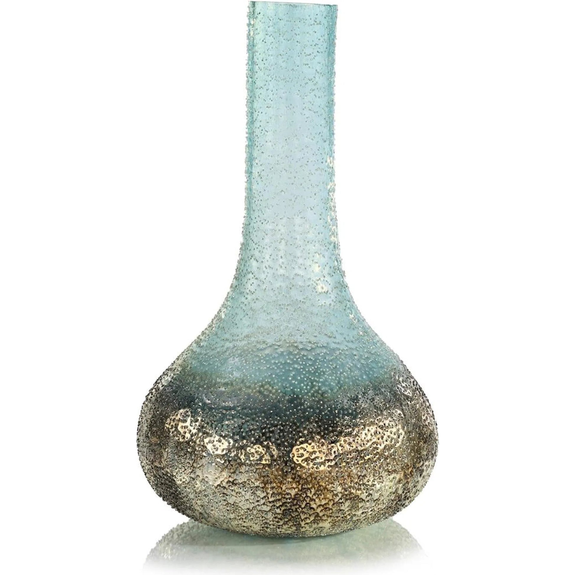 Shore's Edge Vase by John-Richard in blue, tan. Made from unique in a eclectic & global style.