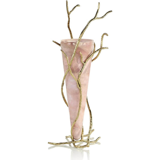 Overgrown Glass Vase by John-Richard. Made from unique in a unique style.