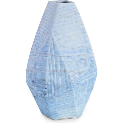 Papillon Vase by John-Richard in blue. Made from unique in a modern style.