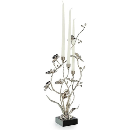 Orchids in Bloom Candleholder, Small by John-Richard. Made from unique in a modern style.