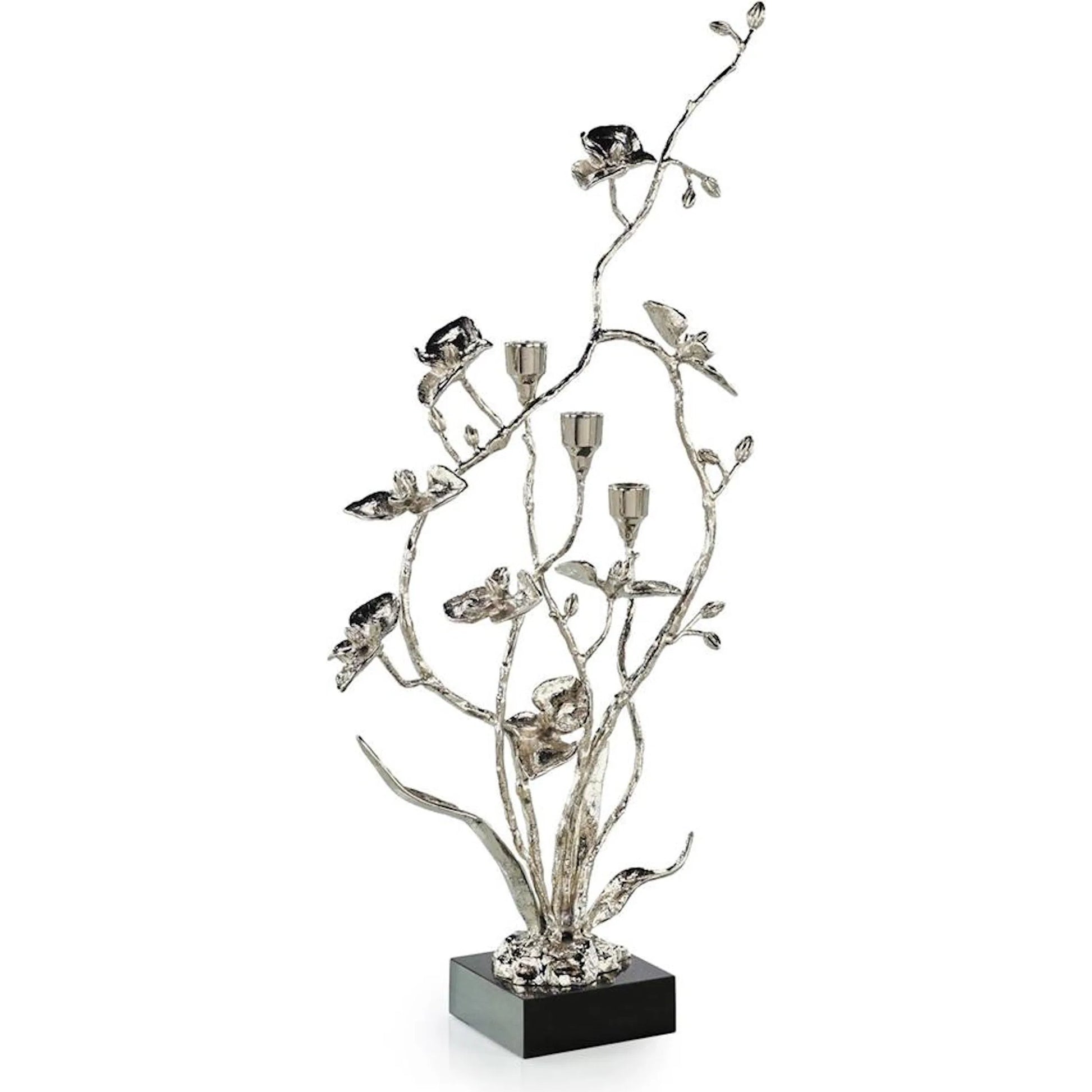 Orchids in Bloom Candleholder, Small by John-Richard. Made from unique in a modern style.
