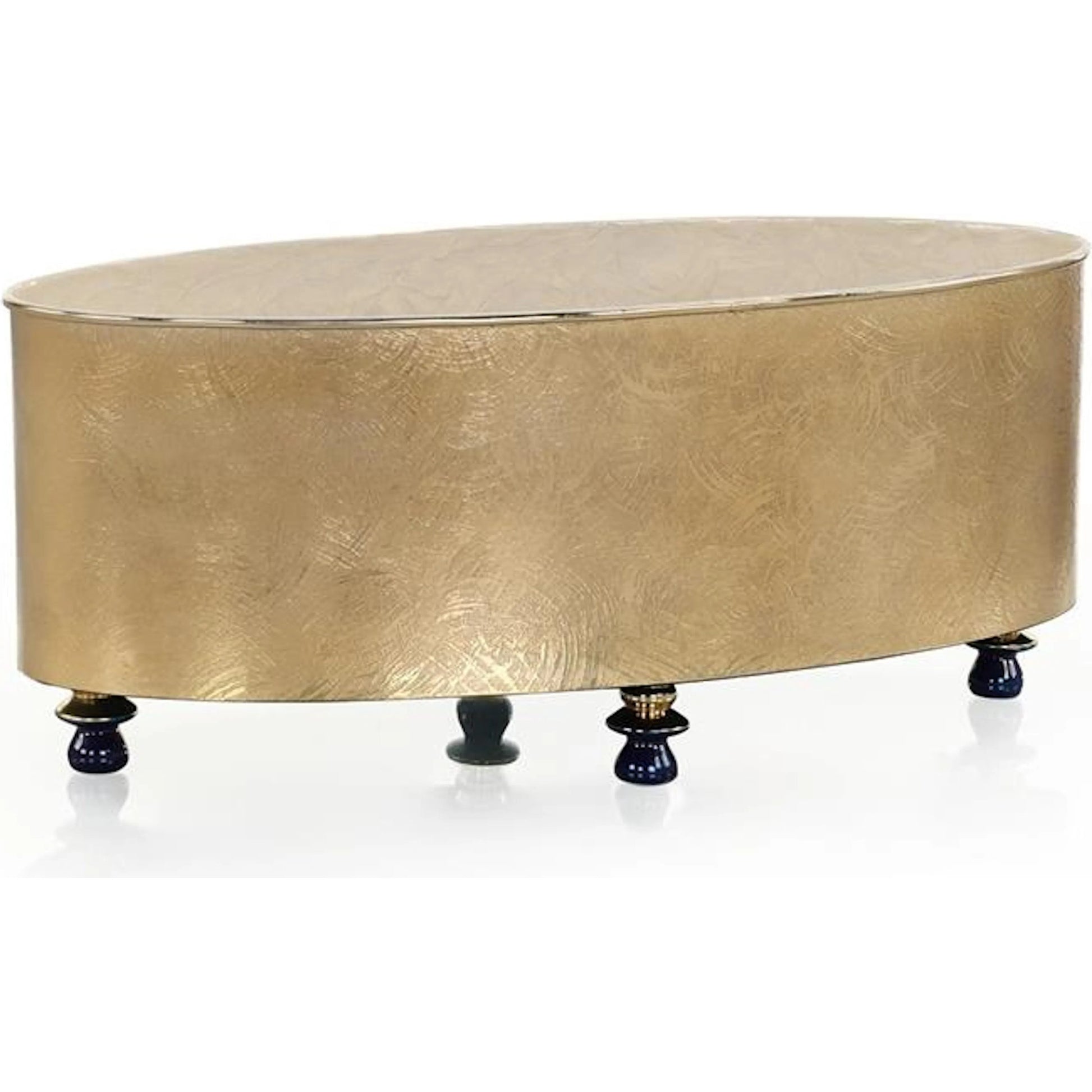 Avila Bowl by John-Richard in champagne, black, white and champagne. Made from aluminum, steel in a modern style.