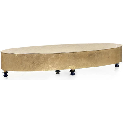 Avila Bowl by John-Richard in champagne, black, white and champagne. Made from aluminum, steel in a modern style.
