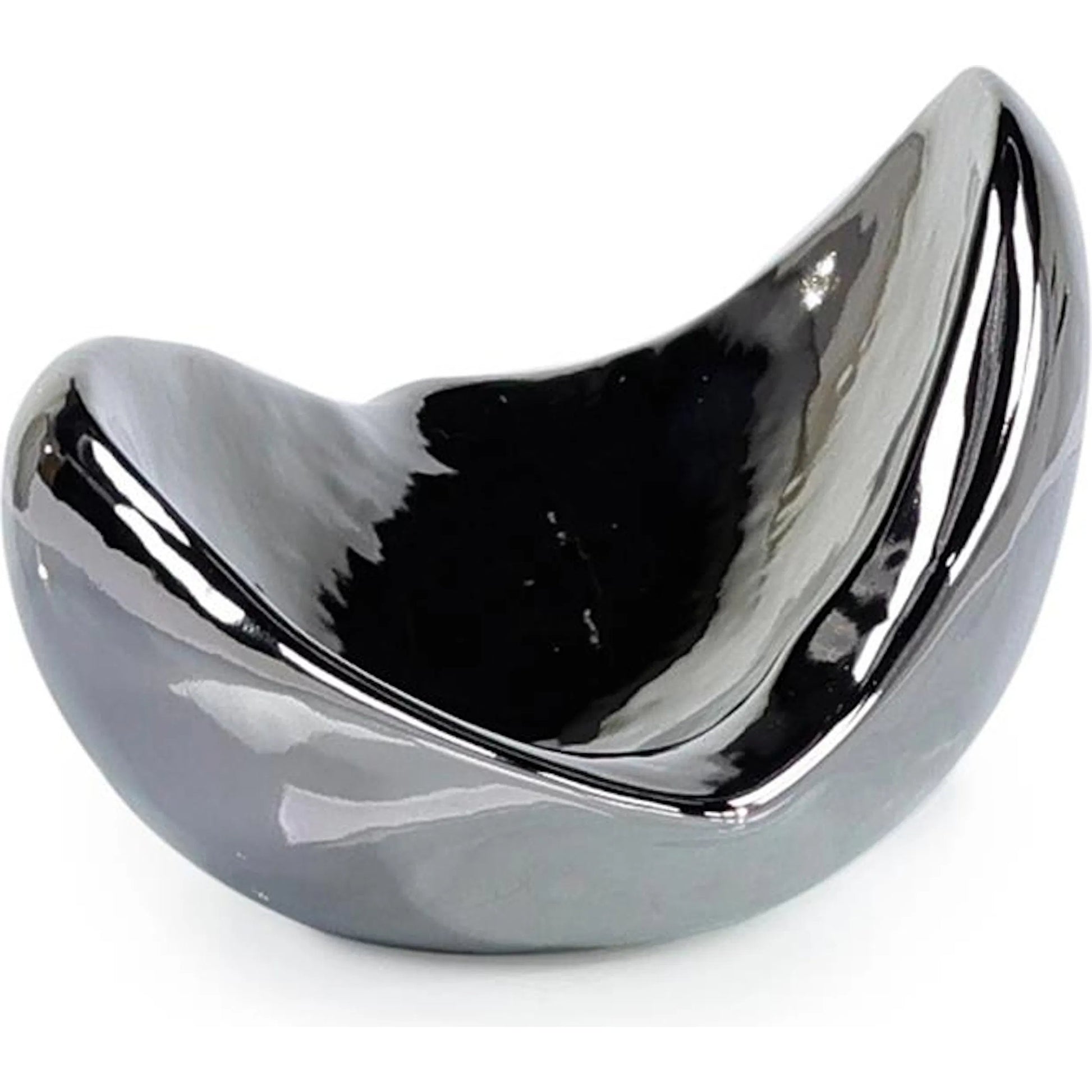 Scooped Silver Bowl by John-Richard in silver. Made from unique in a transitional style.