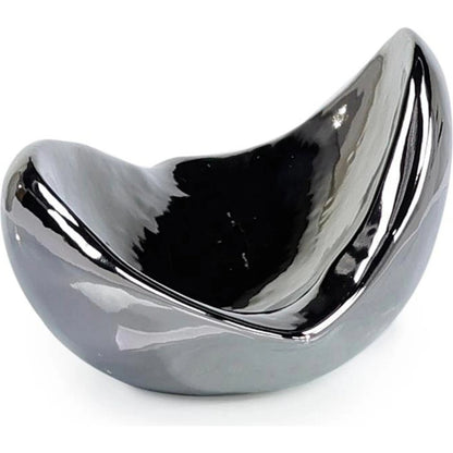 Scooped Silver Bowl by John-Richard in silver. Made from unique in a transitional style.
