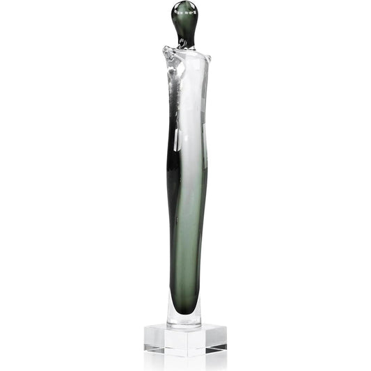 Glass Silhouette Sculpture by John-Richard. Made from unique in a unique style.