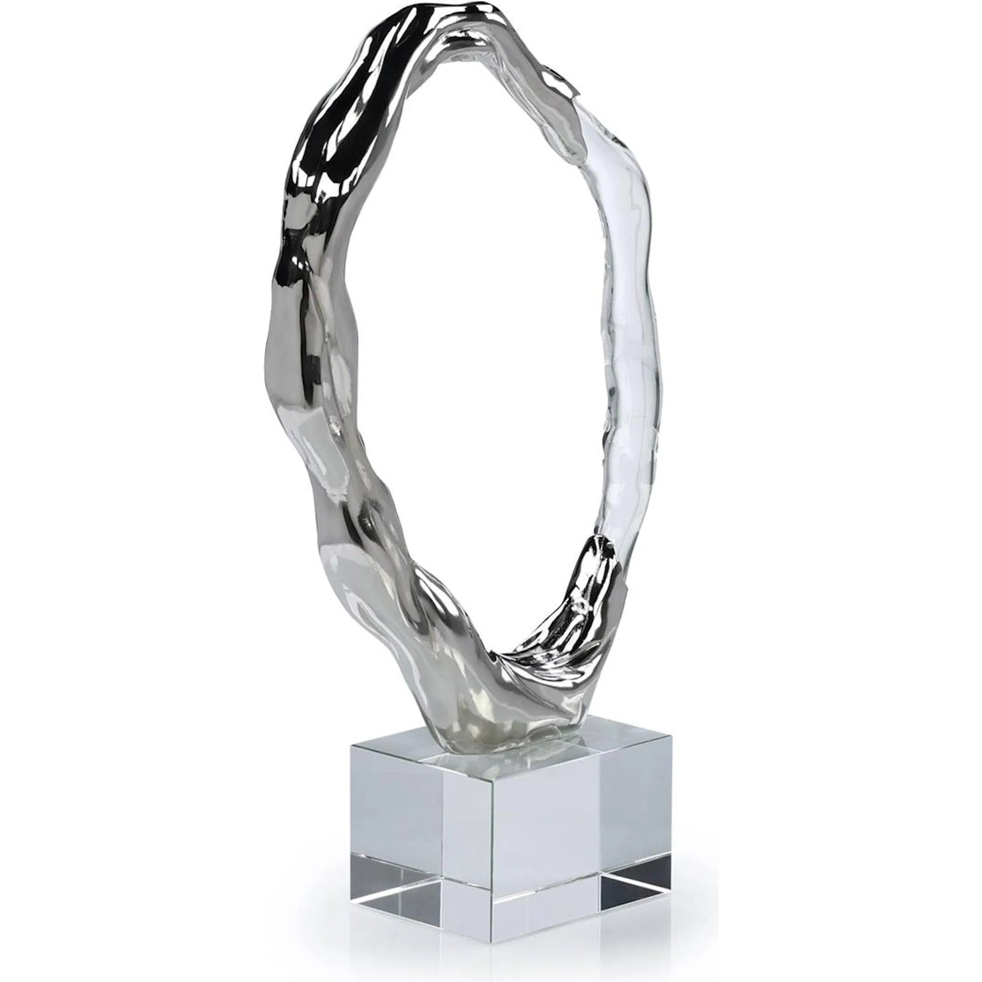 Metallic Ice Sculpture by John-Richard. Made from unique in a modern style.