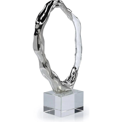 Metallic Ice Sculpture by John-Richard. Made from unique in a modern style.