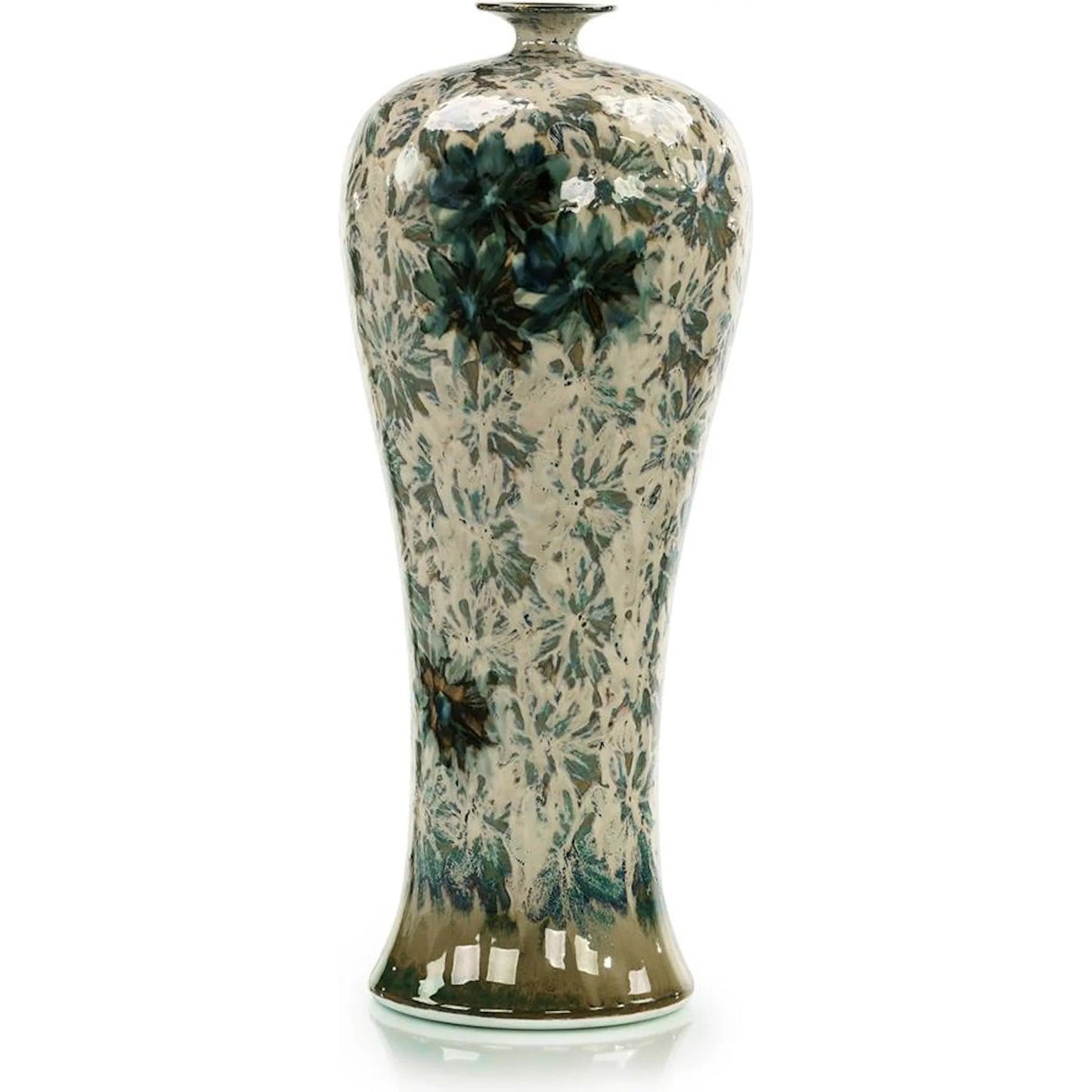 001 SI-2373741 | Primary Silo | Porcelain Gardens Vase, Small by John-Richard in cream. Made from unique in a eclectic & global style.