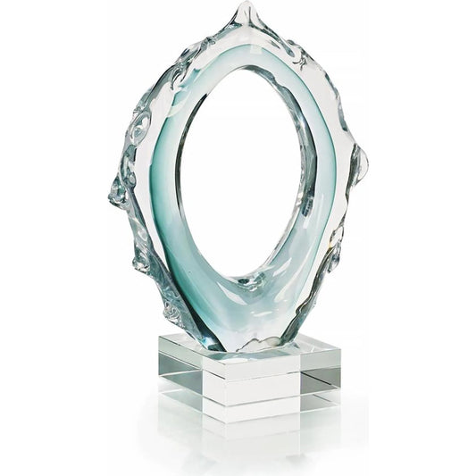 Icecast Sculpture by John-Richard in blue. Made from unique in a unique style.