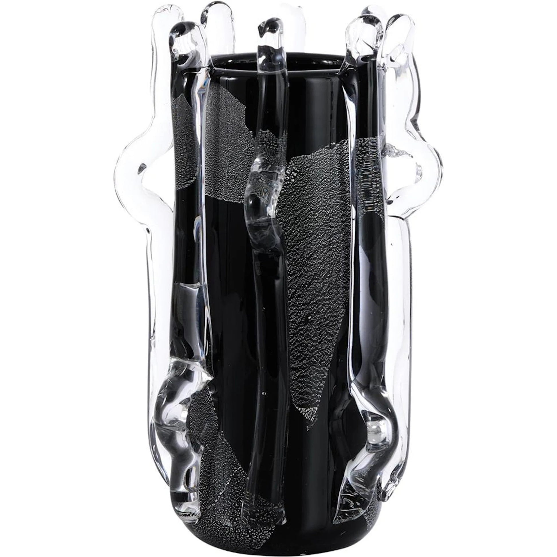 Umbral Currents Vase by John-Richard in black. Made from unique in a modern style.