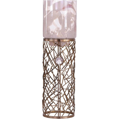 Morina Floor Urn by John-Richard in brushed brass. Made from unique in a modern style.
