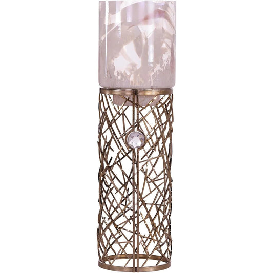 Morina Floor Urn by John-Richard in brushed brass. Made from unique in a unique style.