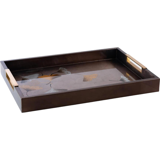 Ginkgo Tray by John-Richard. Made from unique in a unique style.