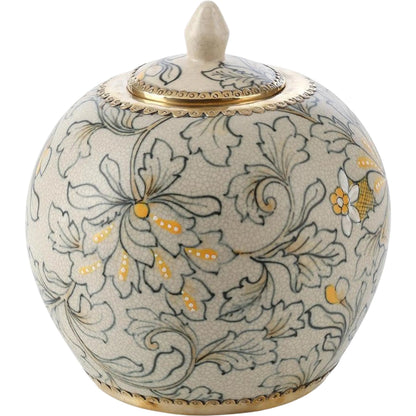 Lidded Foliage Jar by John-Richard. Made from unique in a unique style.