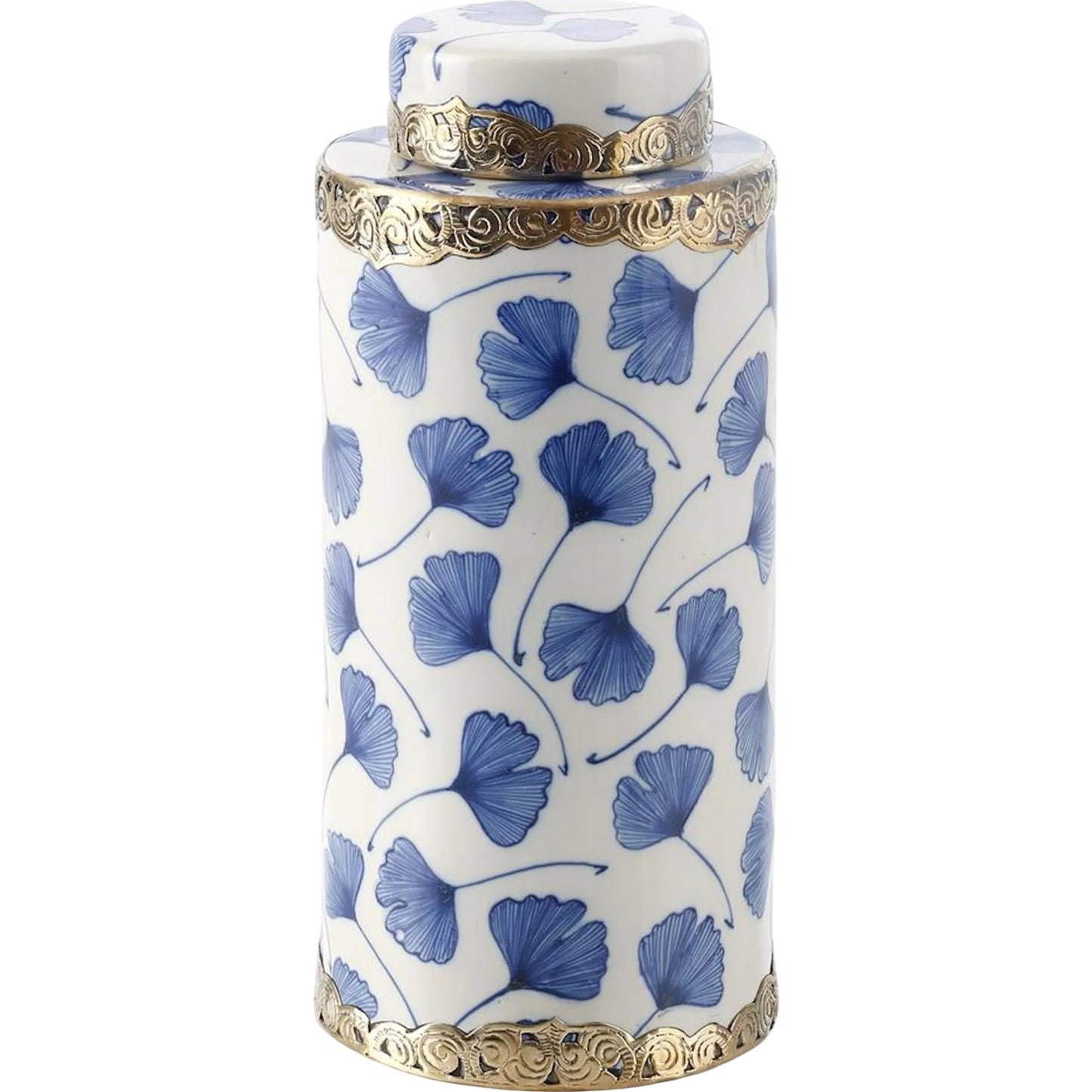 002 SI-2537384 | Primary Silo | Lidded Ginkgo Jar by John-Richard. Made from unique in a unique style.