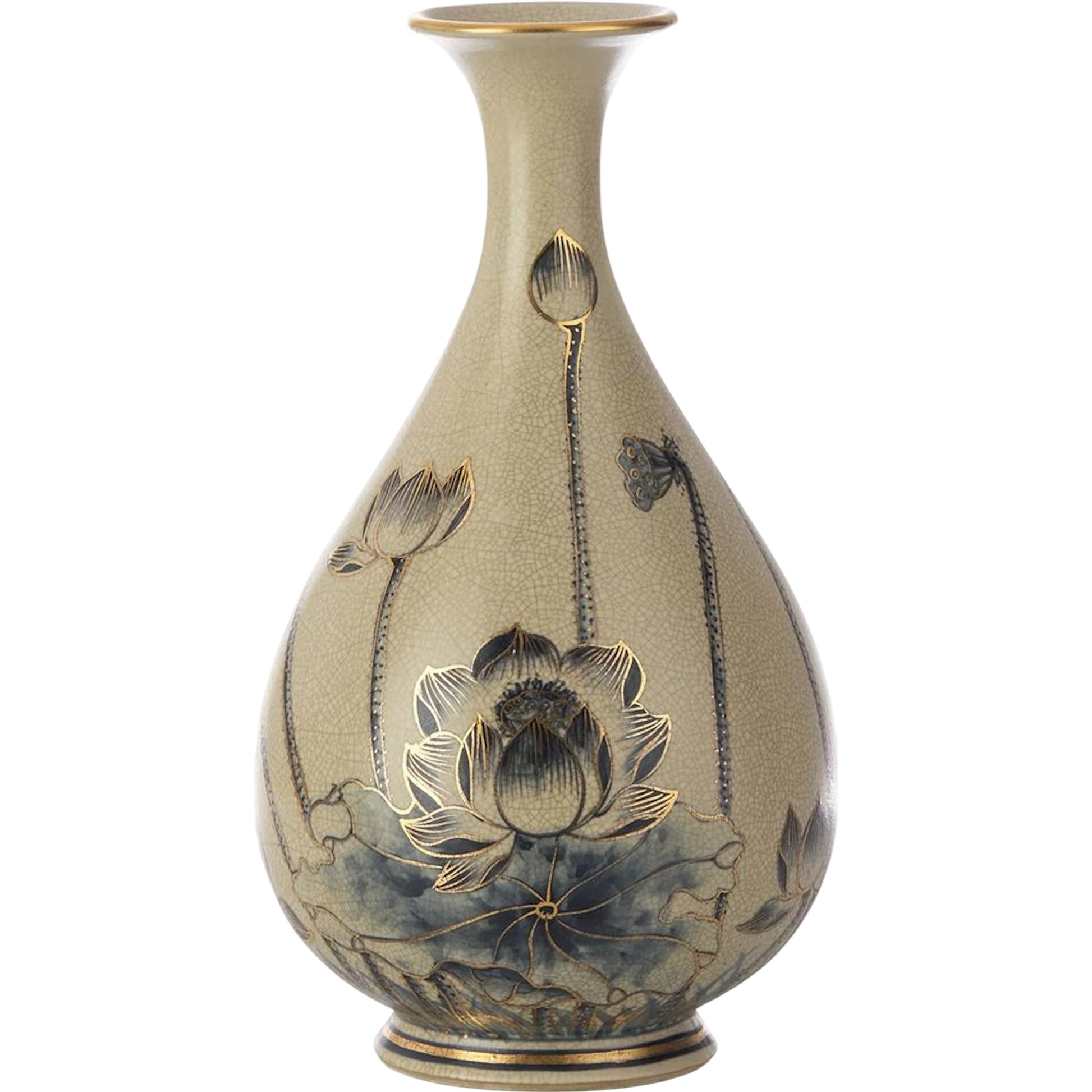 Moonlit Garden Vase by John-Richard. Made from unique in a unique style.