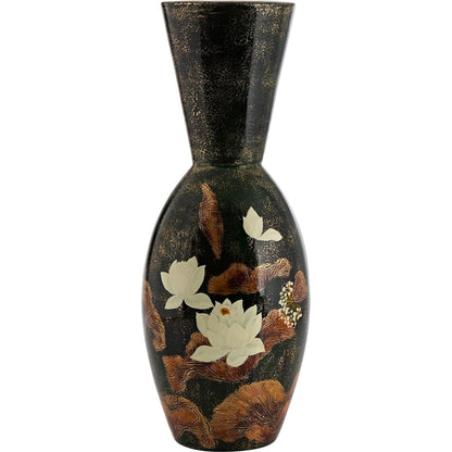 Verdant Lotus Vase by John-Richard. Made from unique in a unique style.