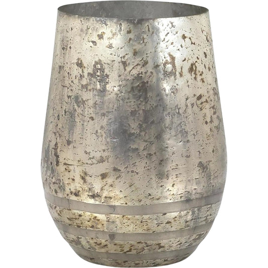 Silver Mist Vase by John-Richard. Made from unique in a unique style.