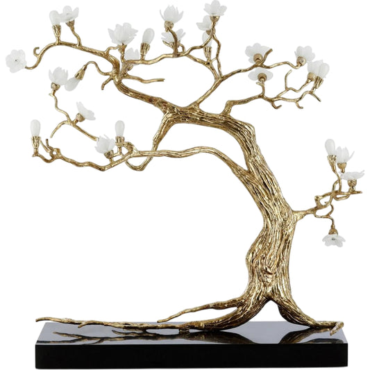 Sakura Sculpture on Marble by John-Richard. Made from unique in a unique style.