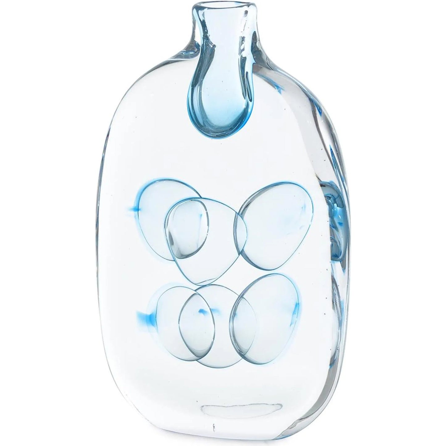 002 SI-2537157 | Primary Silo | Bubbling Glass Vase by John-Richard. Made from unique in a unique style.