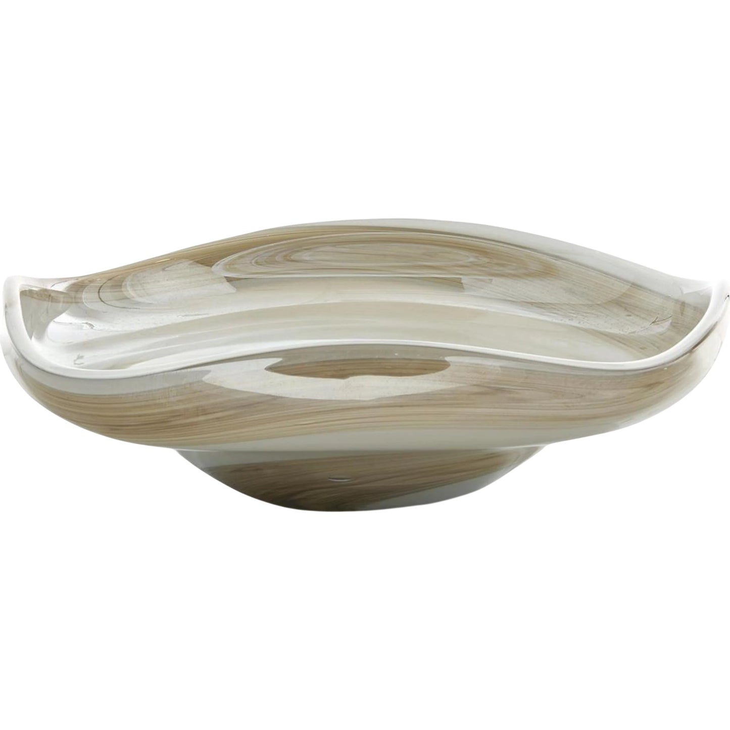 001 SI-2537425 | Primary Silo | Mocha Swirl Bowl by John-Richard. Made from unique in a unique style.