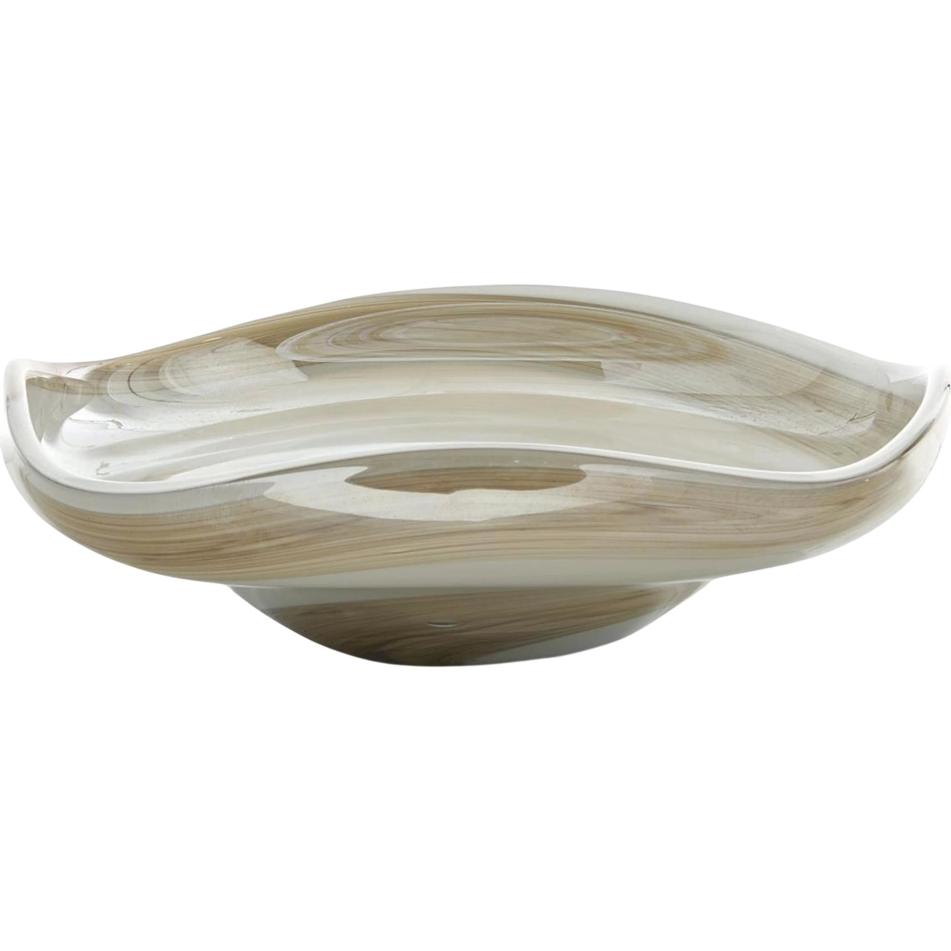 Mocha Swirl Bowl by John-Richard. Made from unique in a unique style.