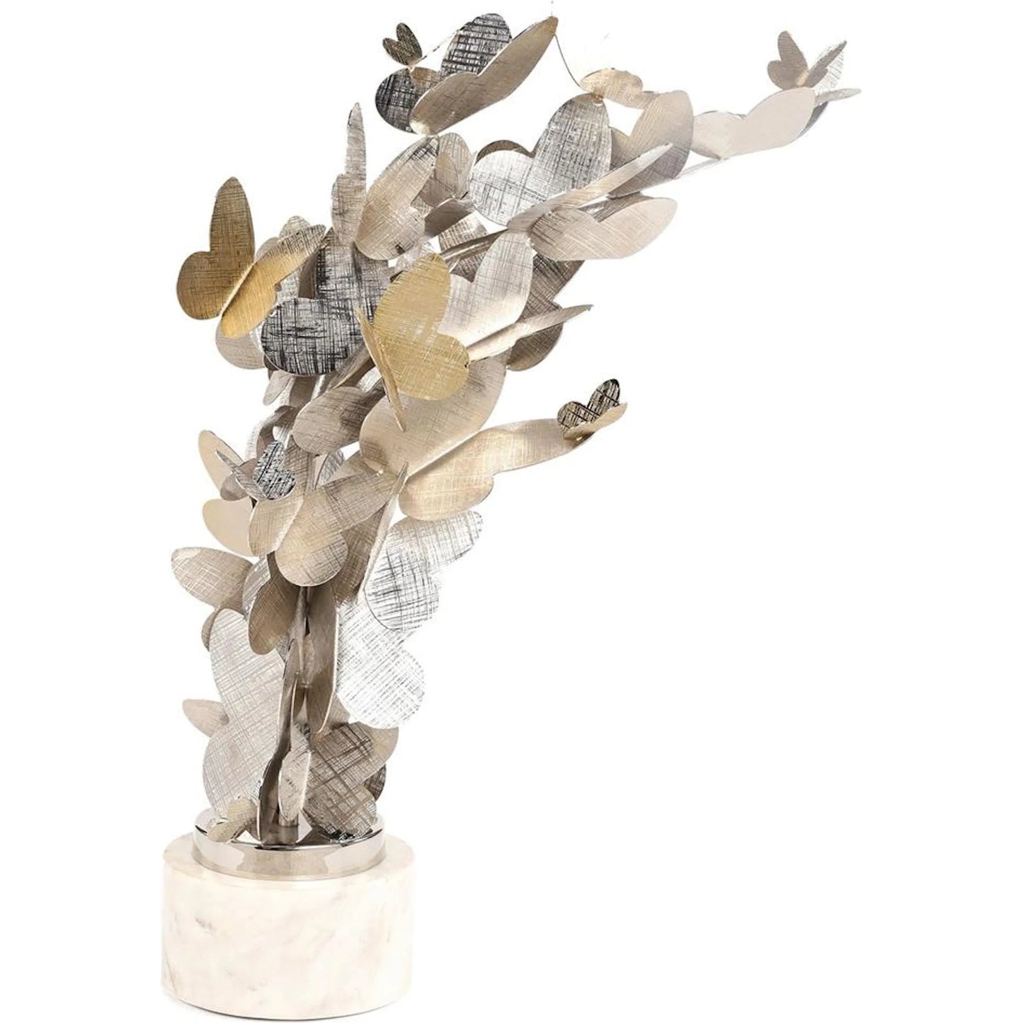 001 SI-2537232 | Primary Silo | Dancing Butterflies Sculpture on Marble by John-Richard. Made from unique in a unique style.