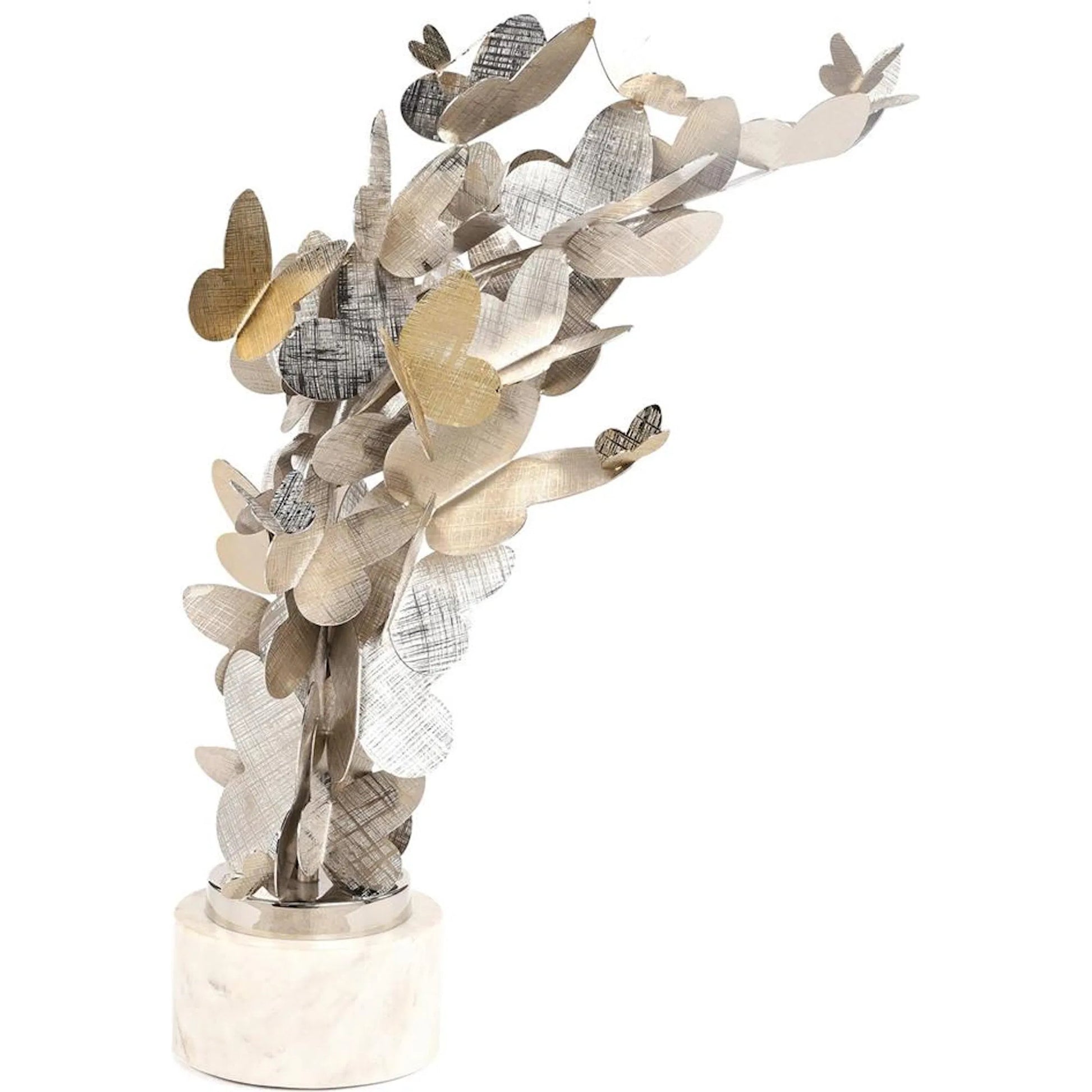 Dancing Butterflies Sculpture on Marble by John-Richard. Made from unique in a unique style.