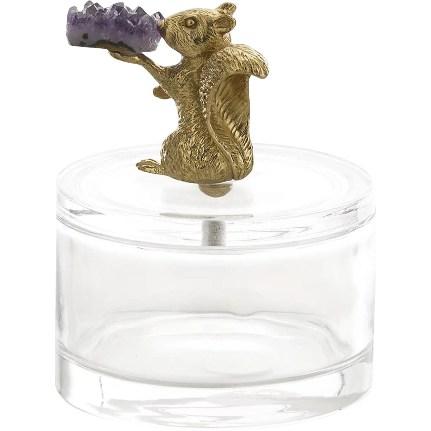 001 SI-2537143 | Primary Silo | Brass Squirrel Jar I by John-Richard. Made from unique in a unique style.