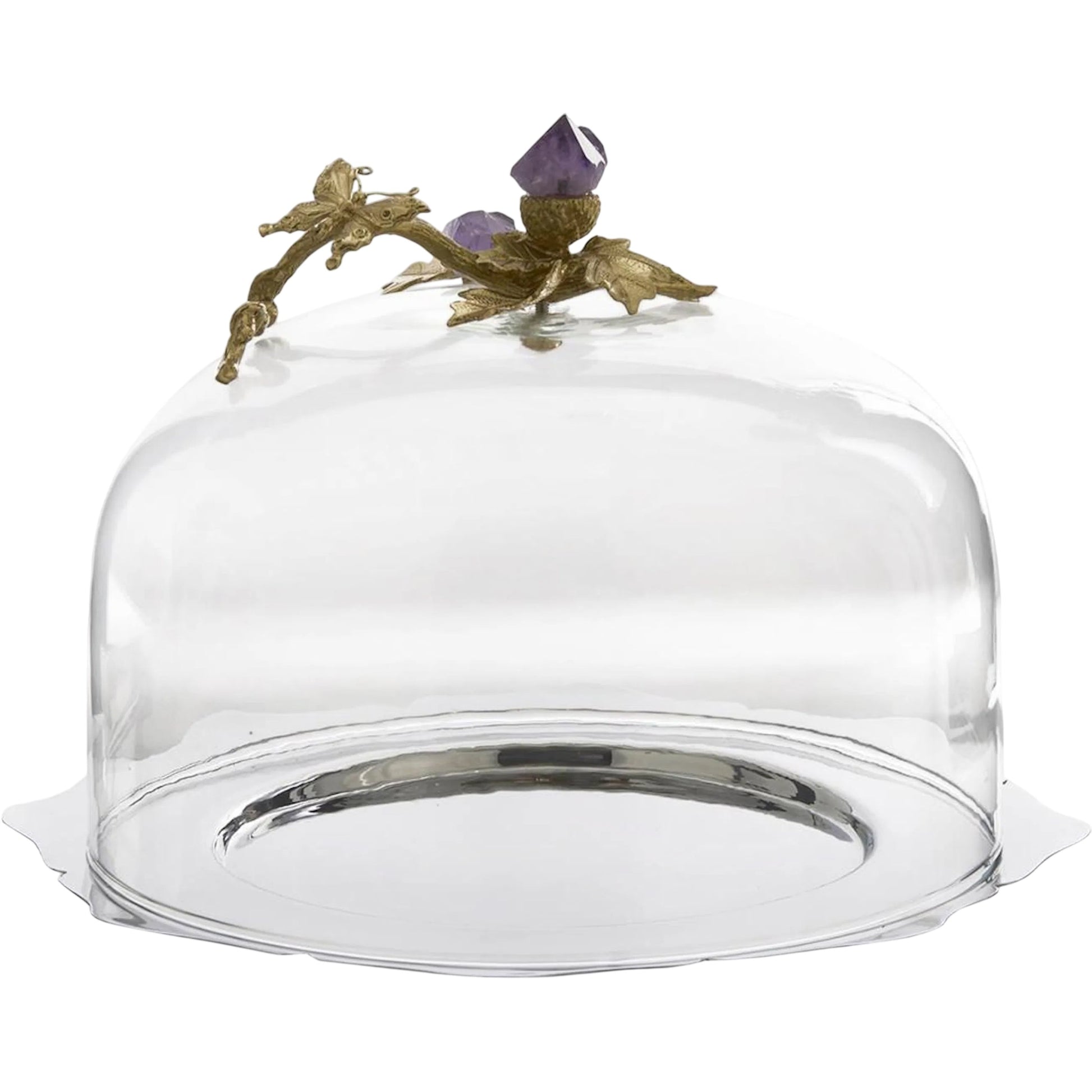 Amethyst Sprig Cloche by John-Richard. Made from unique in a traditional style.