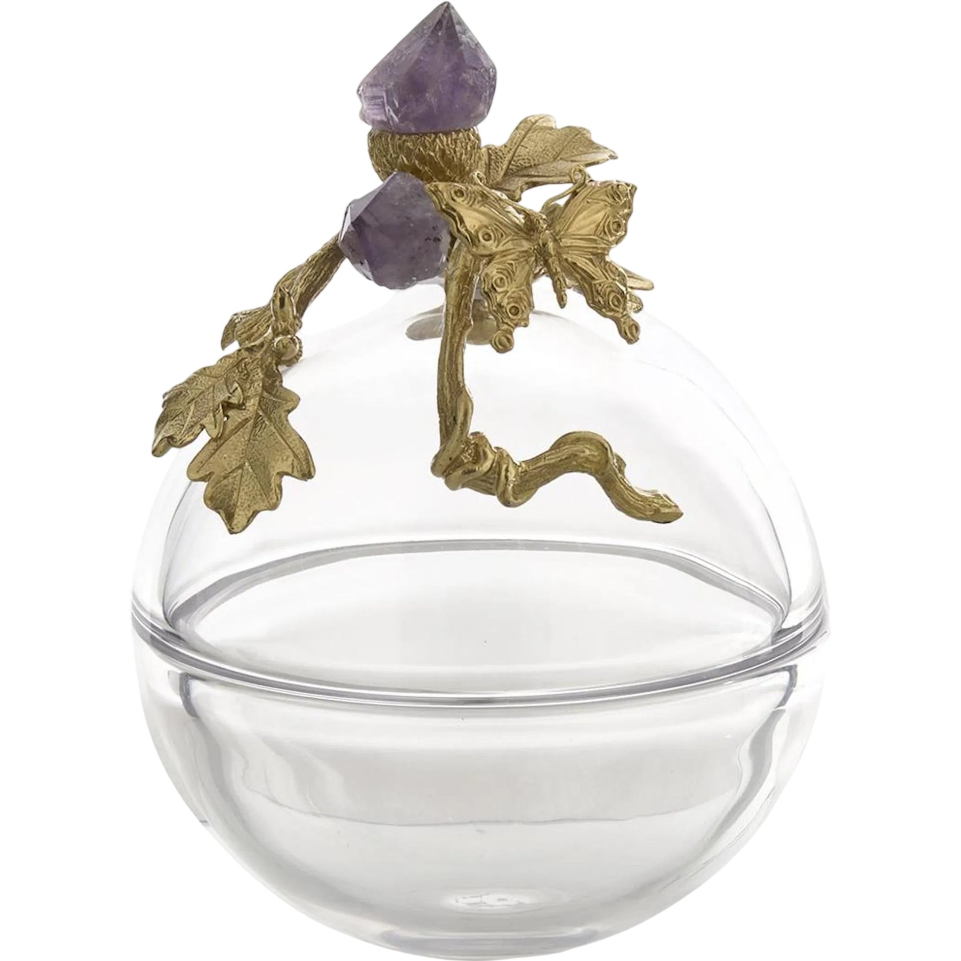 Amethyst Sprig Cloche by John-Richard. Made from unique in a traditional style.