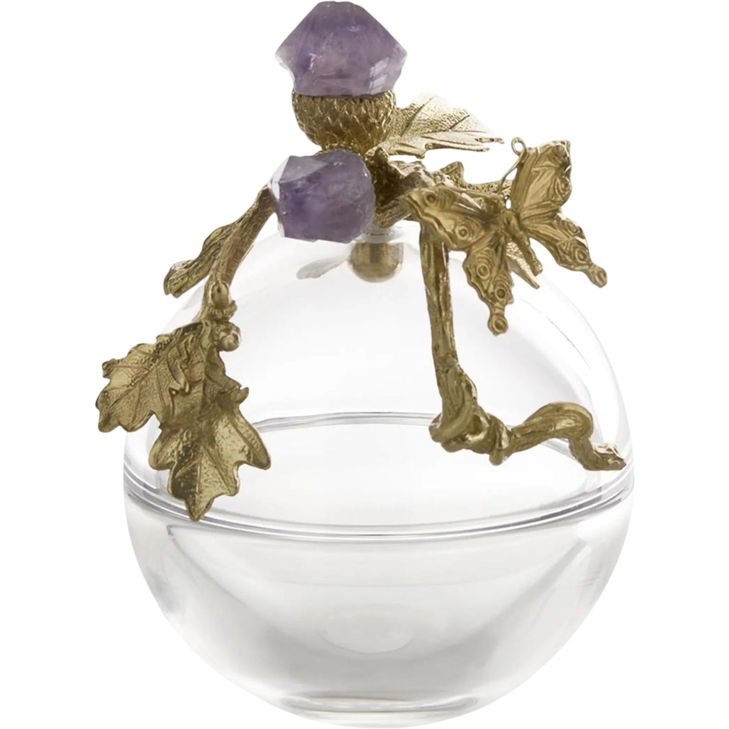003 SI-2537097 | Primary Silo | Amethyst Sprig Cloche by John-Richard. Made from unique in a traditional style.