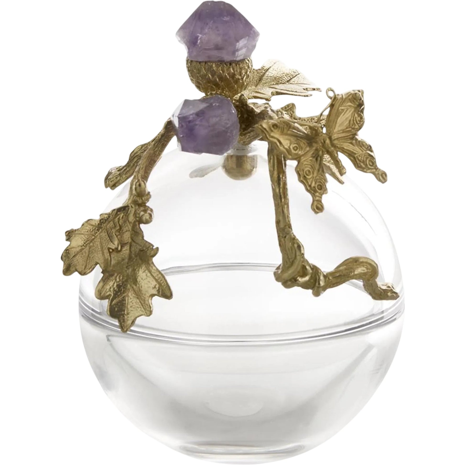 Amethyst Sprig Cloche by John-Richard. Made from unique in a traditional style.