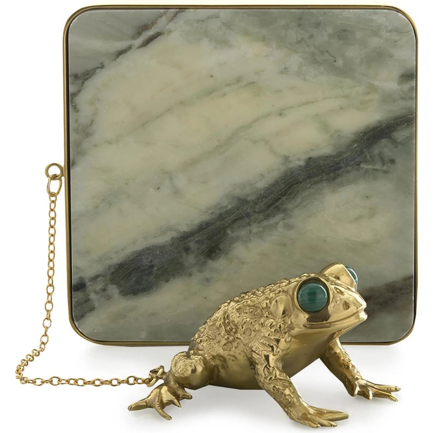 002 SI-2537134 | Additional Silo | Brass Frog Napkin Holder by John-Richard. Made from unique in a unique style.