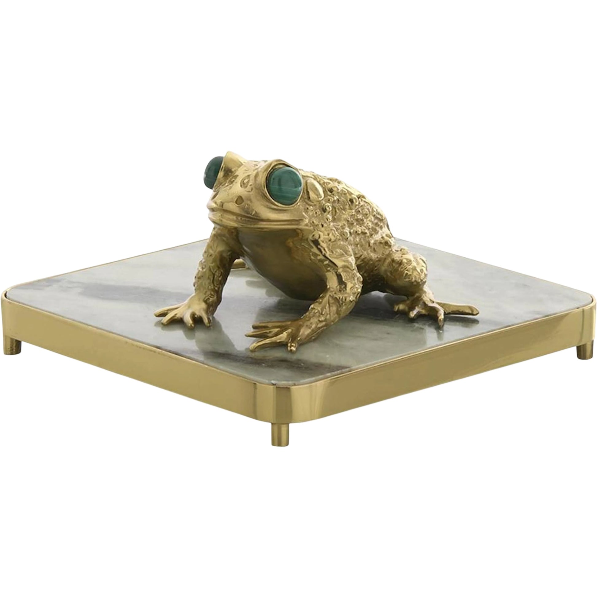 Brass Frog Napkin Holder by John-Richard. Made from unique in a unique style.