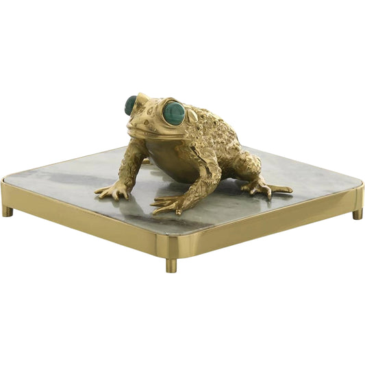 Brass Frog Napkin Holder by John-Richard. Made from unique in a unique style.