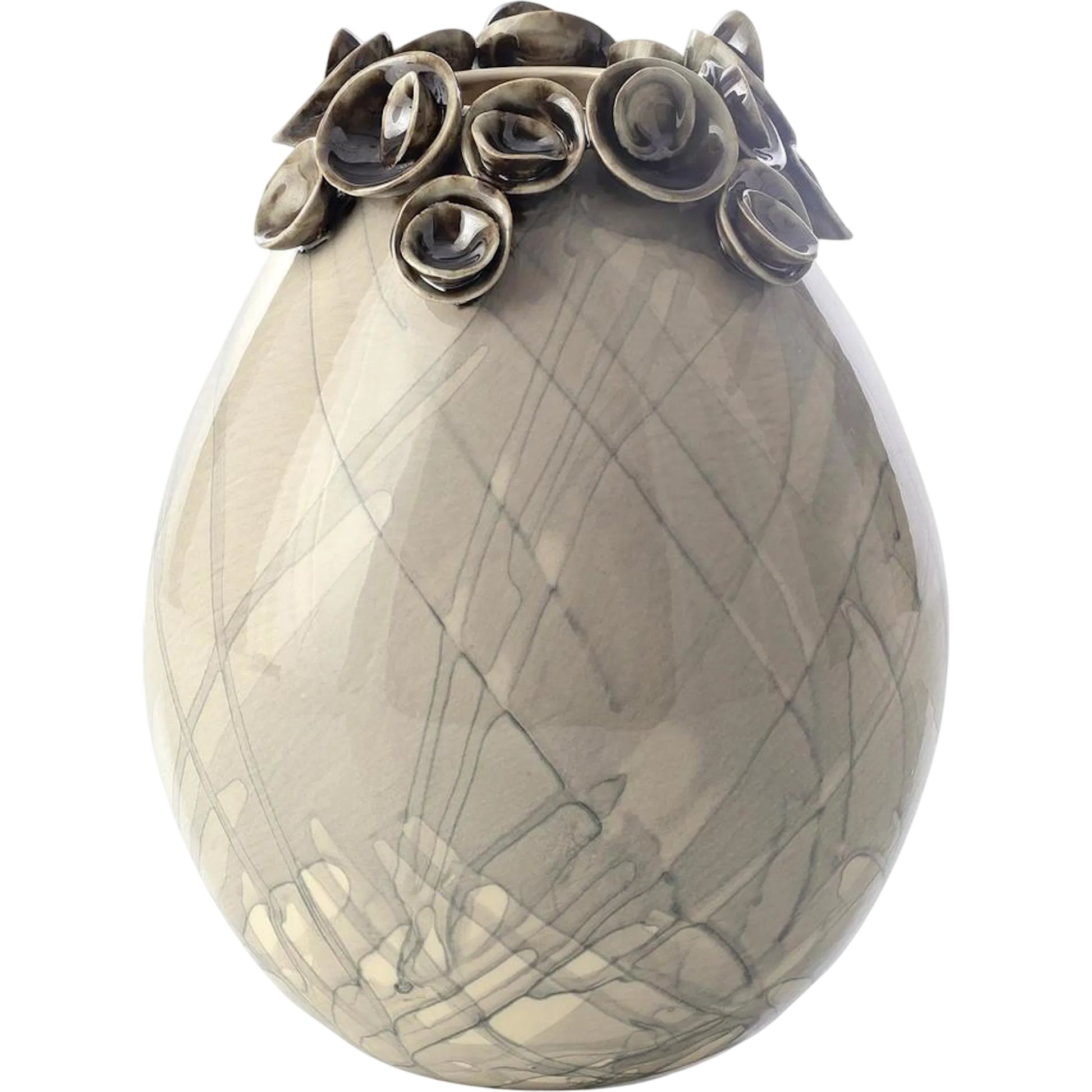 Porcelain Blooms Vase by John-Richard. Made from unique in a unique style.