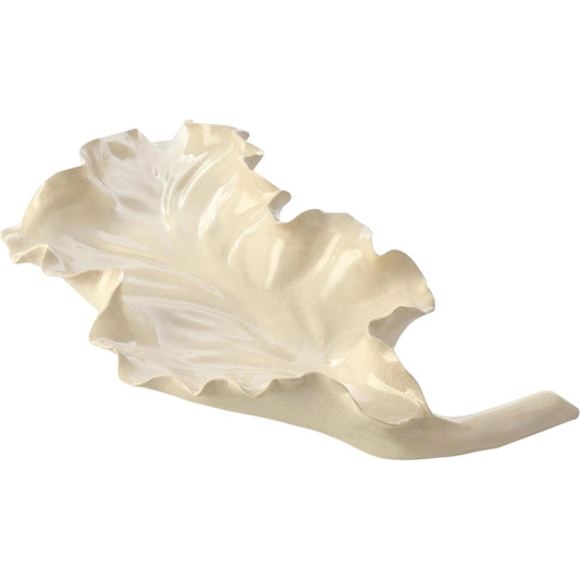 Porcelain Leaf Bowl by John-Richard. Made from unique in a unique style.